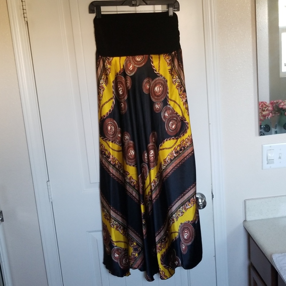 Satin skirt